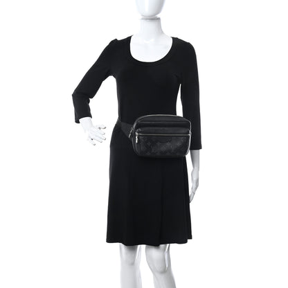 Louis Vuitton Taiga Monogram Eclipse Outdoor Bum Bag Black 2 of 10