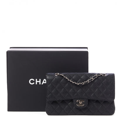 Chanel Caviar Quilted Medium Double Flap Black 10 of 10