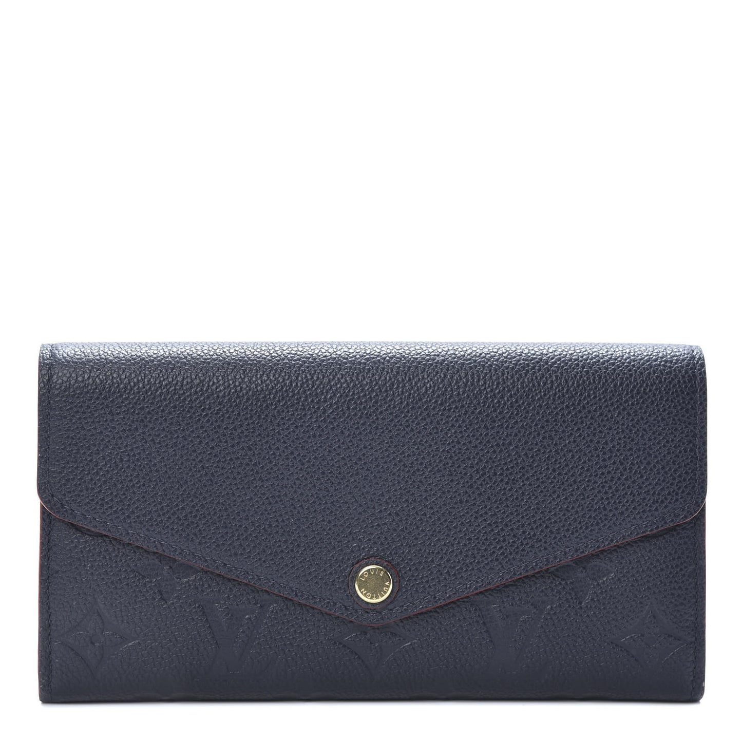 Empreinte Sarah Wallet NM Marine Rouge