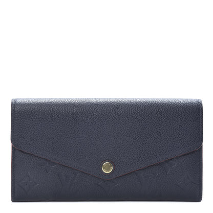 Louis Vuitton Empreinte Sarah Wallet NM Marine Rouge 1 of 7