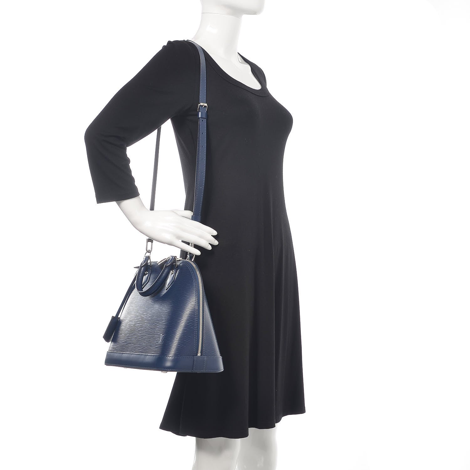 Louis Vuitton Epi Alma PM Indigo 2 of 8