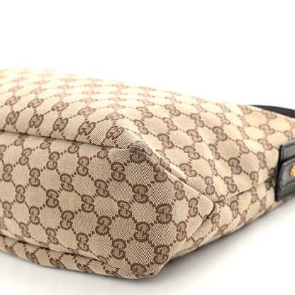 Gucci Monogram Medium Horsebit Chain Hobo Dark Brown 9 of 9