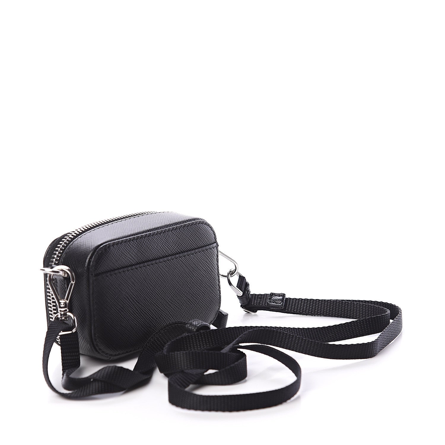 Prada Saffiano Cargo Pouch Black 2 of 5