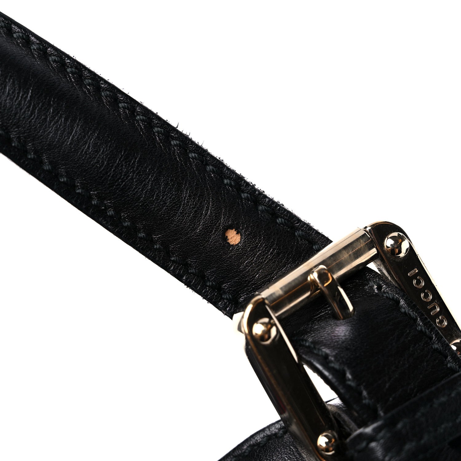 Gucci Calfskin Large Britt Shoulder Bag Black 13 of 20