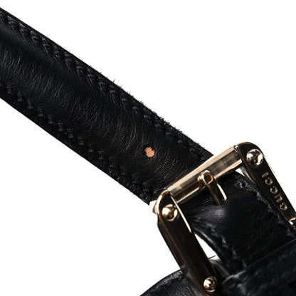 Gucci Calfskin Large Britt Shoulder Bag Black 13 of 20