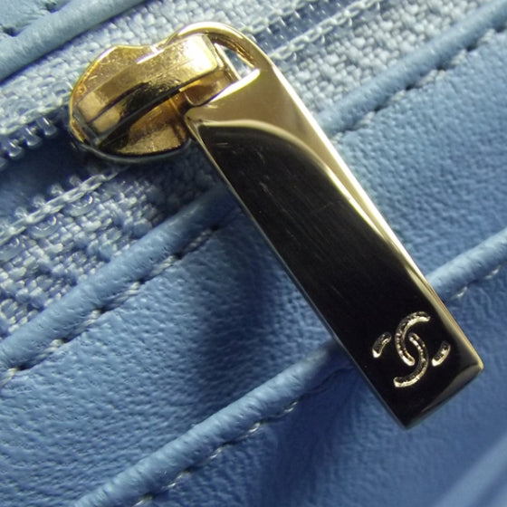 Chanel Lambskin Valentine Charms Medium Flap Baby Blue 10 of 12