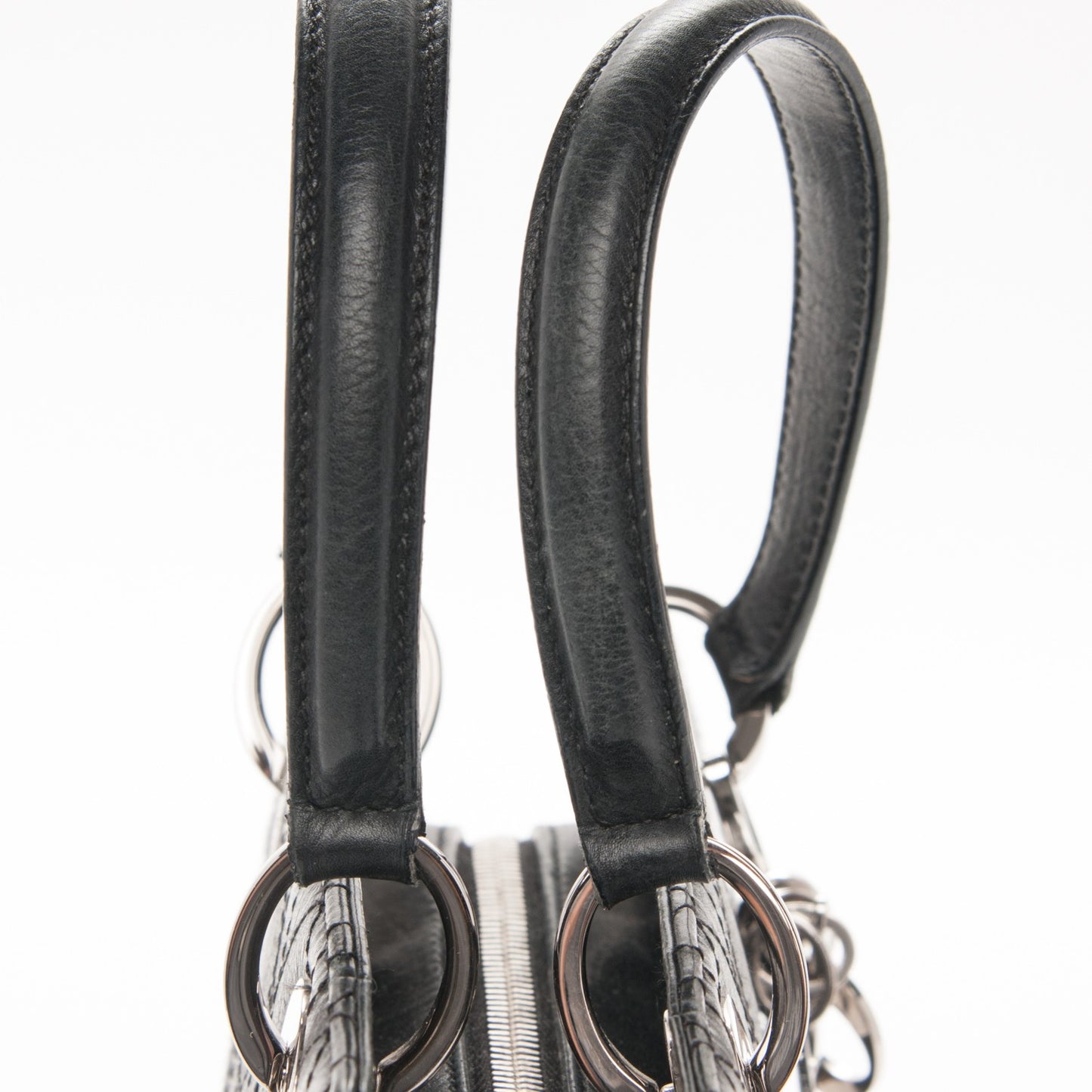 Calfskin Cannage Tote Black