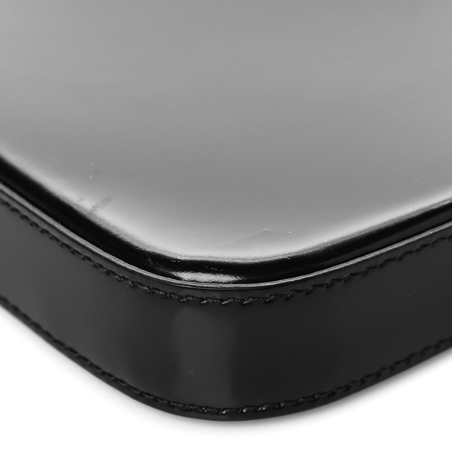 Spazzolato Pocket Pouch Shoulder Bag Black