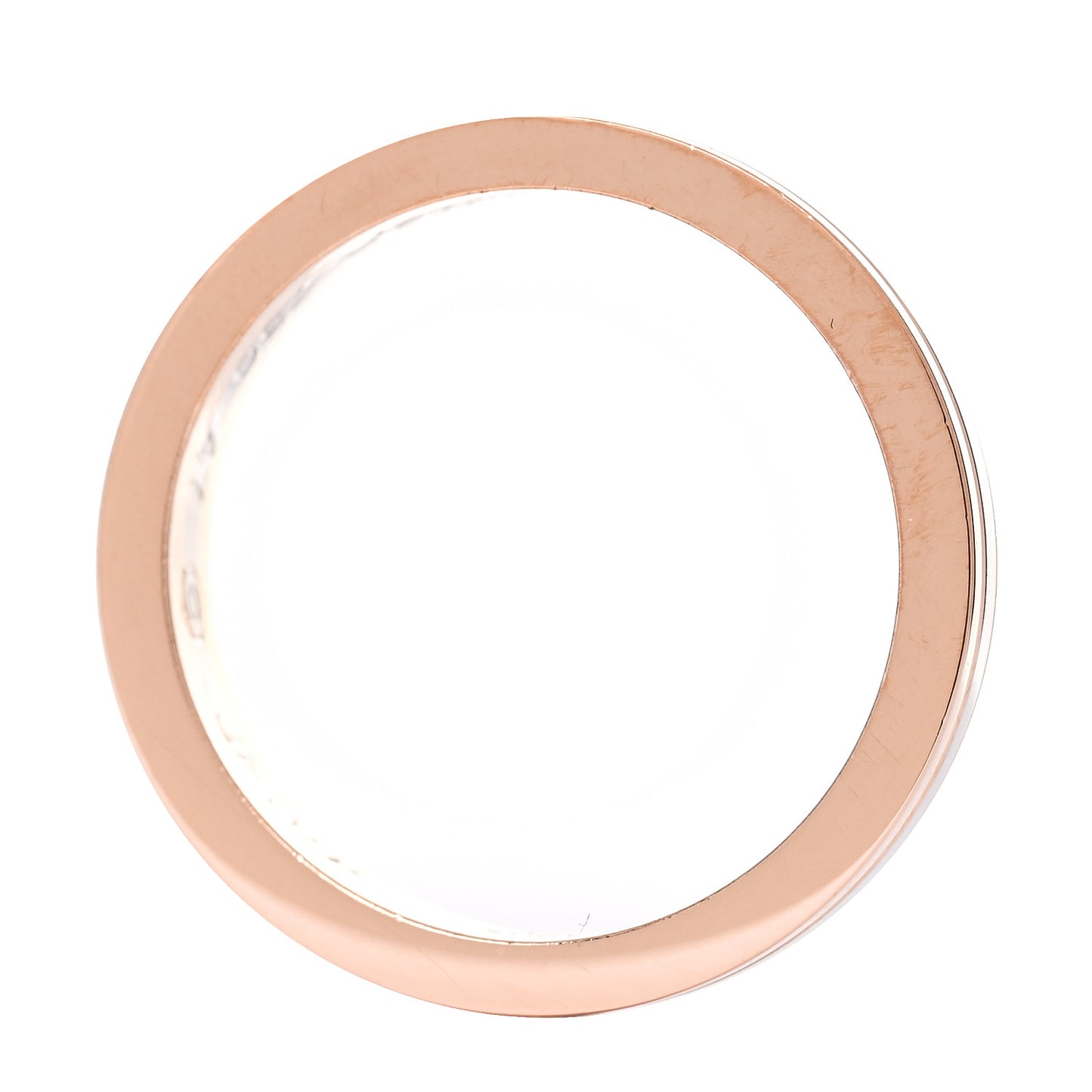 18K Pink White Yellow Gold 3.5mm Trinity Wedding Band Ring 47 4