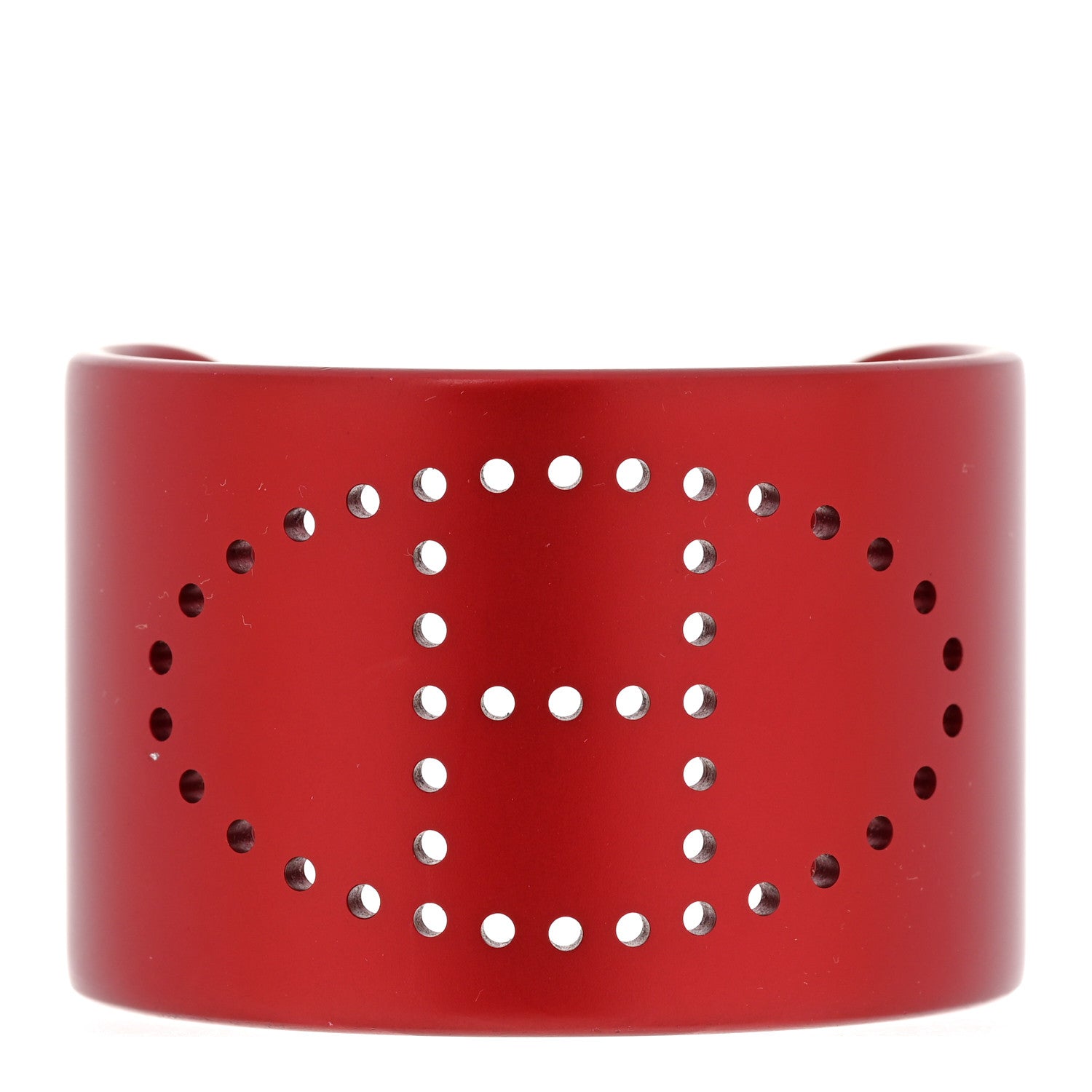 Hermes Aluminium Evelyne Sunset Cuff Bracelet T1 Rouge H 1 of 4