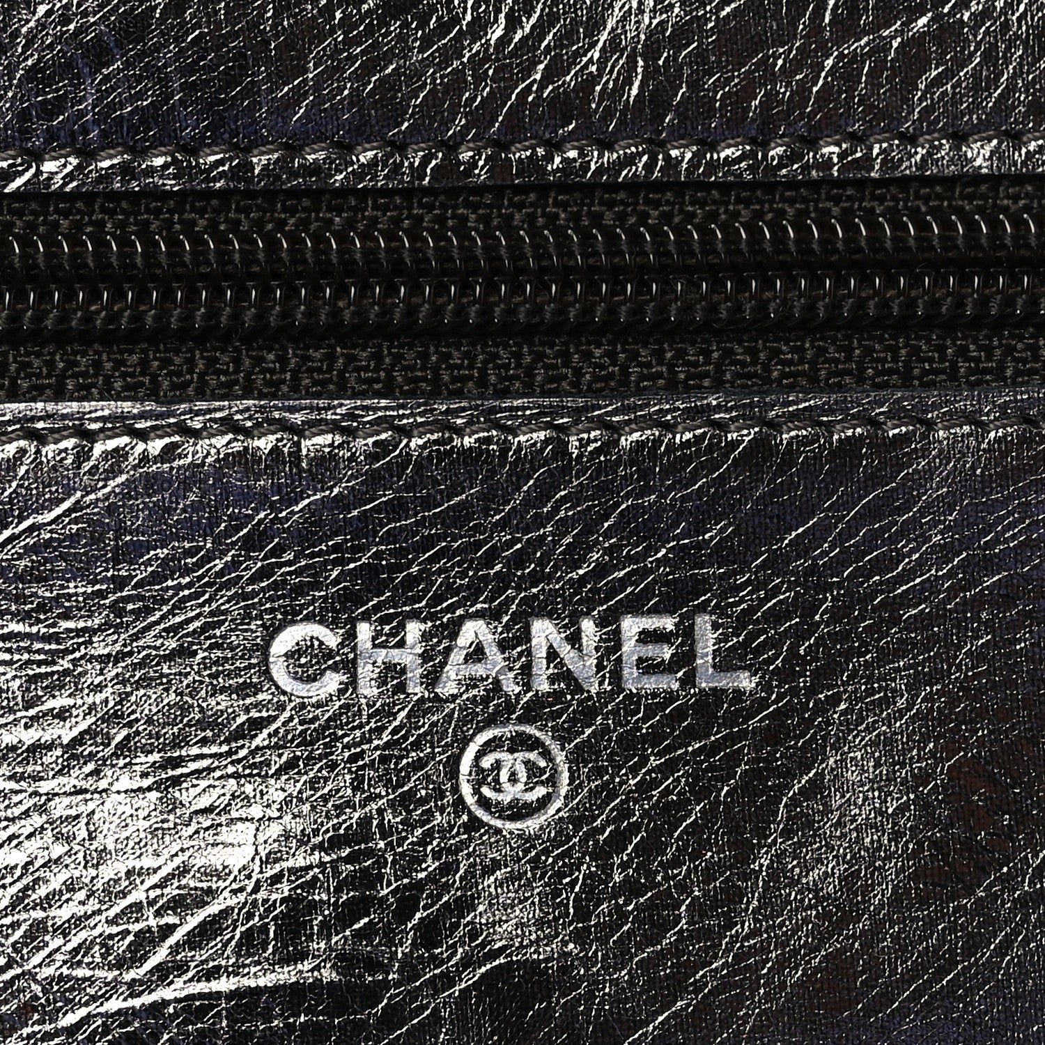 Chanel Metallic Aged Calfskin Quilted Reissue Wallet On Chain WOC Bronze 6 of 10