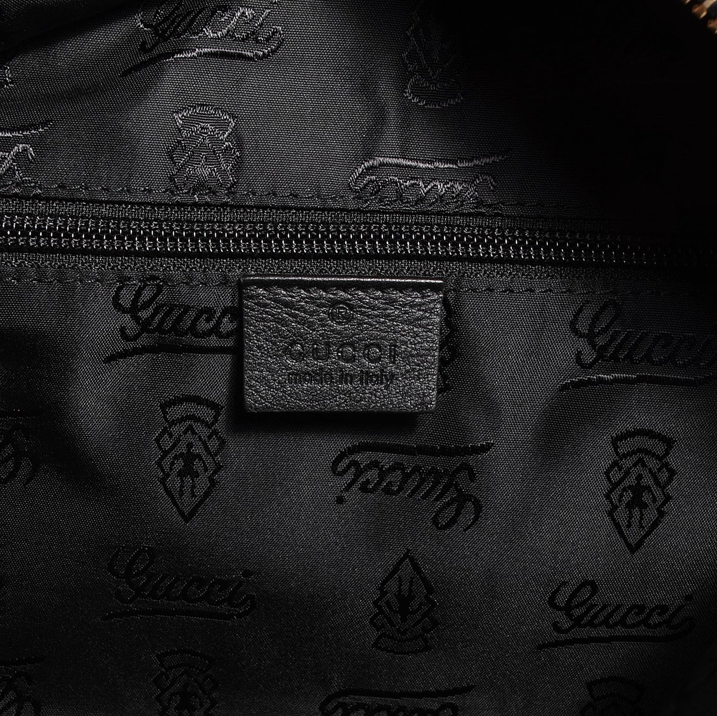 Guccissima Medium Classic Backpack Black