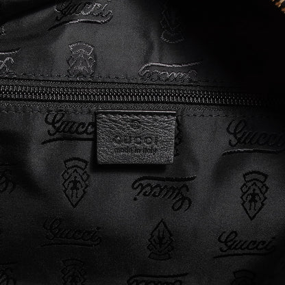 Gucci Guccissima Medium Classic Backpack Black 6 of 9