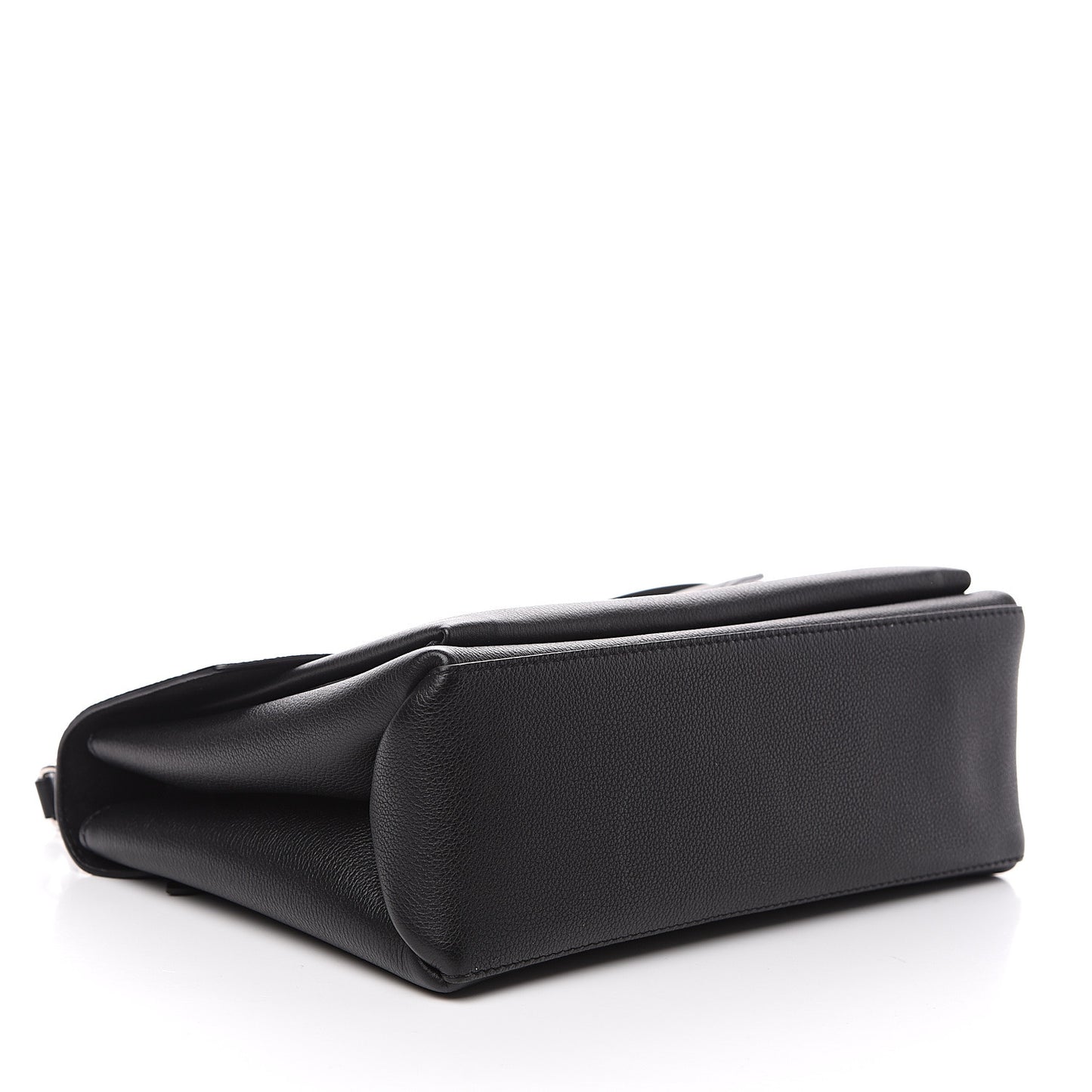 Soft Calfskin My Lockme Top Handle Black