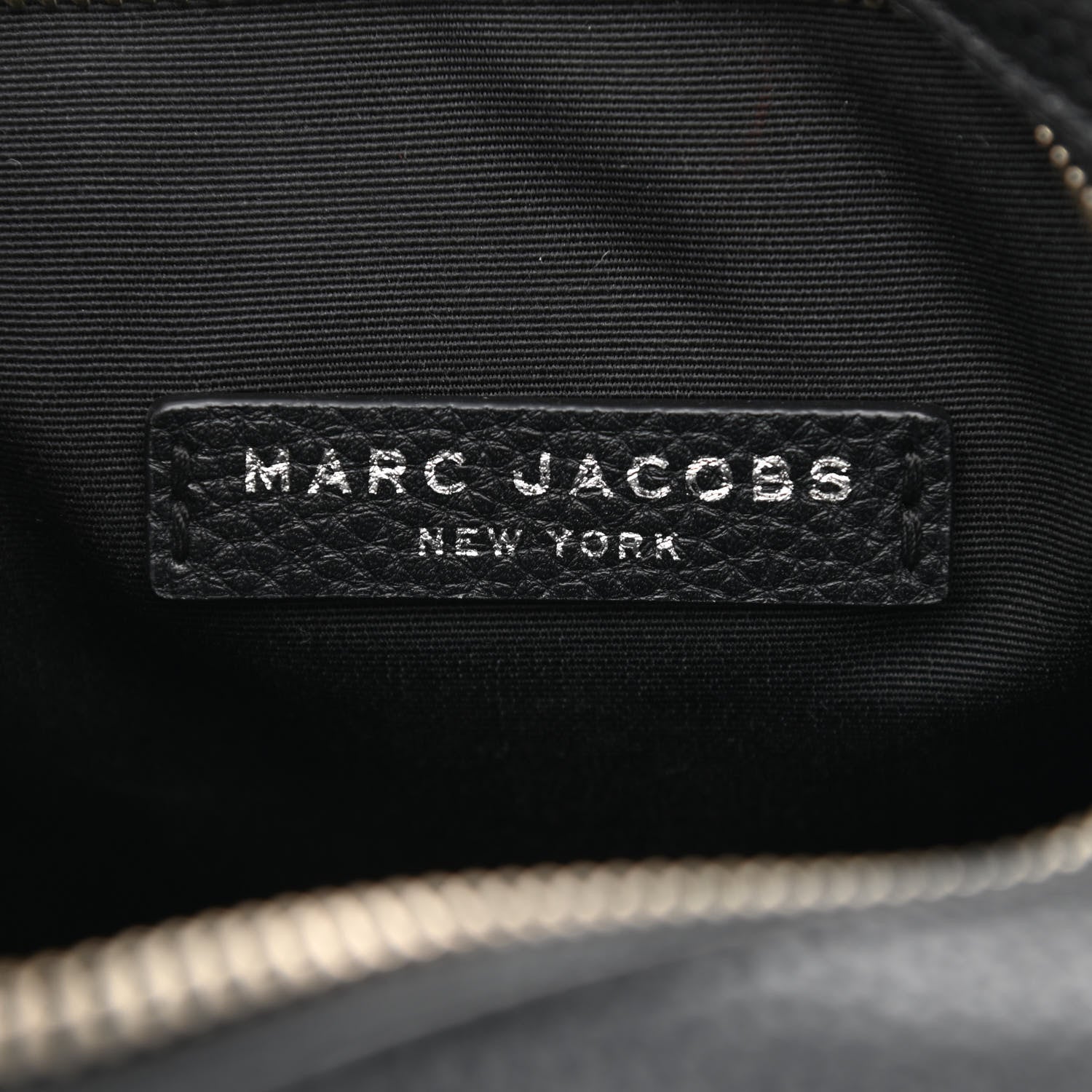 Marc Jacobs Calfskin Signet Stitched Crossbody Bag Black 6 of 10
