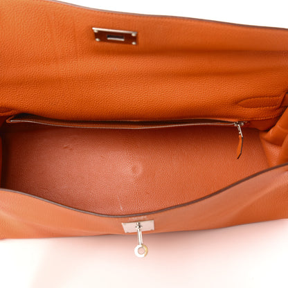 Hermes Togo Shoulder Kelly 40 Orange 5 of 10