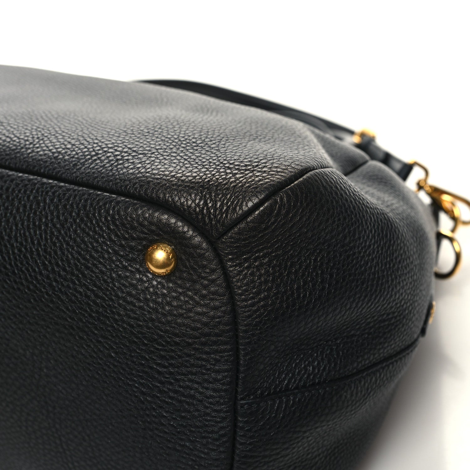 Prada Vitello Daino Tote Black 11 of 11