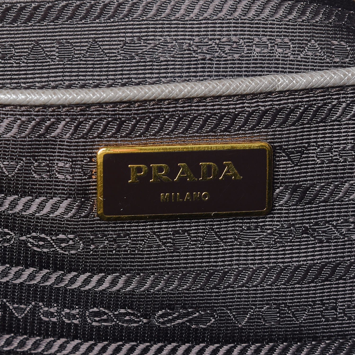 Prada Saffiano Lux Large Tote Argilla 6 of 8