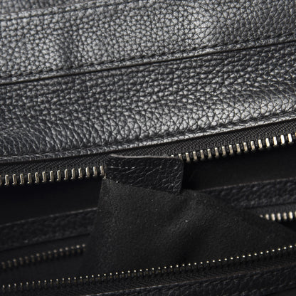 Celine Drummed Calfskin Mini Luggage Black 8 of 10