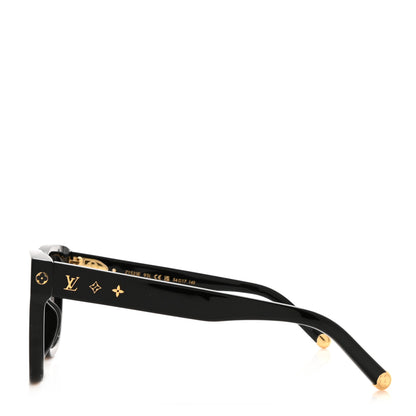 Louis Vuitton Acetate My Monogram Square Sunglasses Z1523E Black 3 of 8