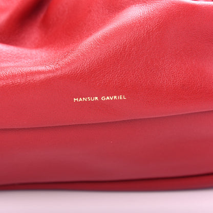 Mansur Gavriel Lambskin Mini Cloud Clutch Flamma 9 of 9