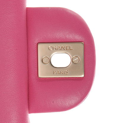 Chanel Lambskin Quilted Mini Square Flap Pink 9 of 9