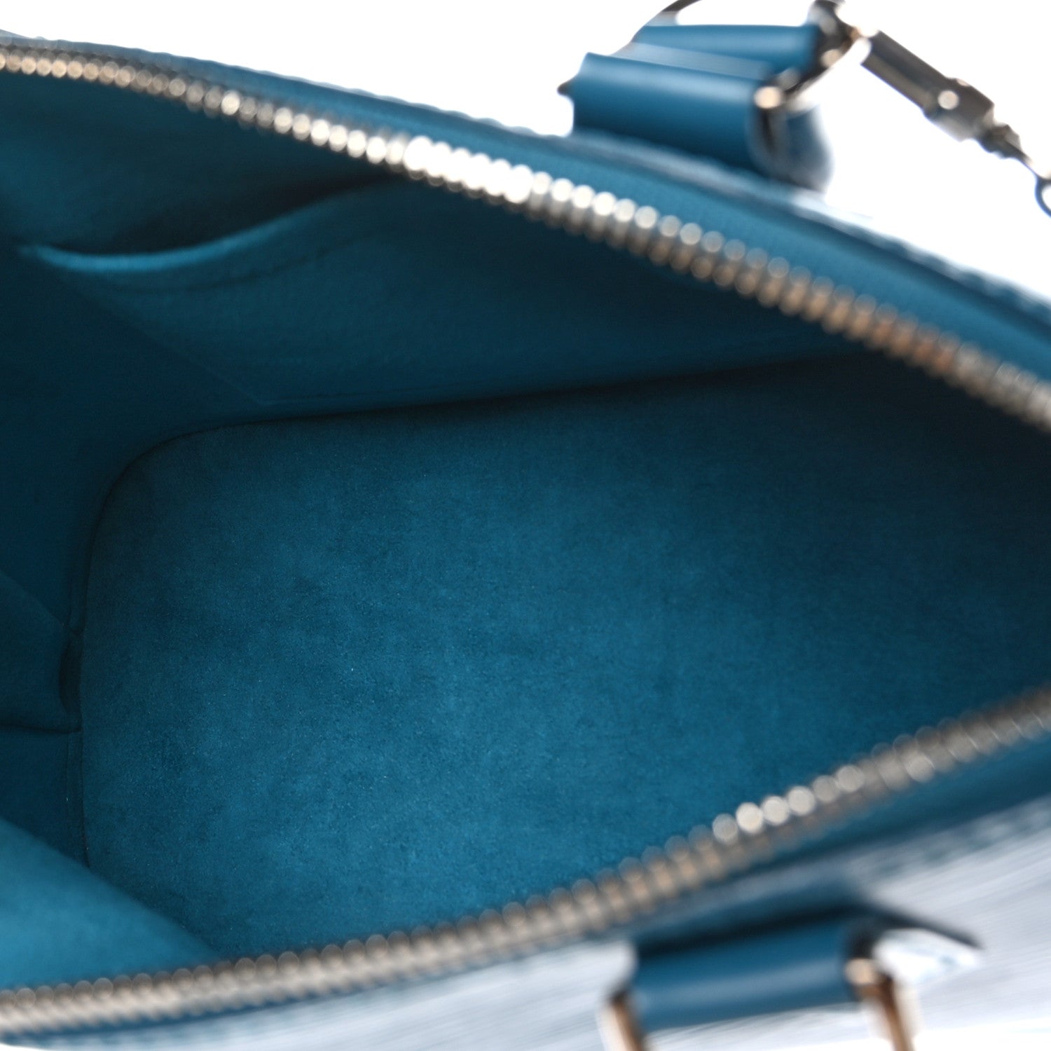 Louis Vuitton Epi Alma BB Cyan 5 of 8