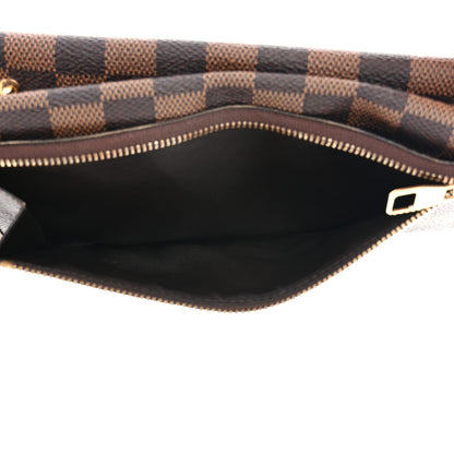 Louis Vuitton Damier Ebene Long Origami Wallet 7 of 11