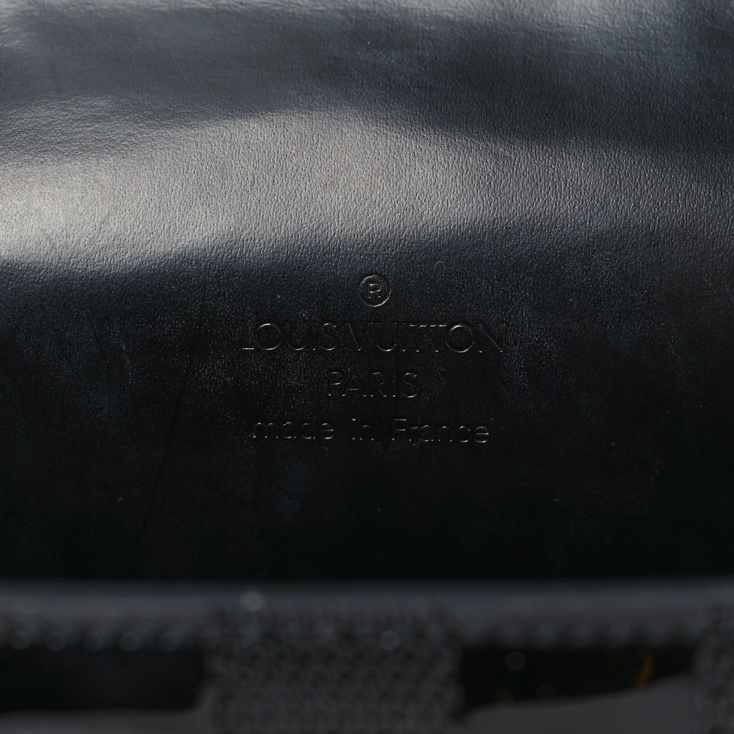 Louis Vuitton Damier Vernis Club Bag Black 8 of 10