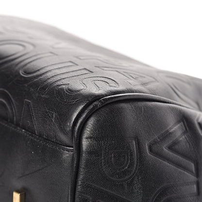 Louis Vuitton Calfskin Embossed Speedy Cube 30 Black 8 of 12