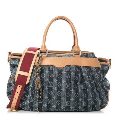 Louis Vuitton Denim Raye Cabas GM 1 of 5