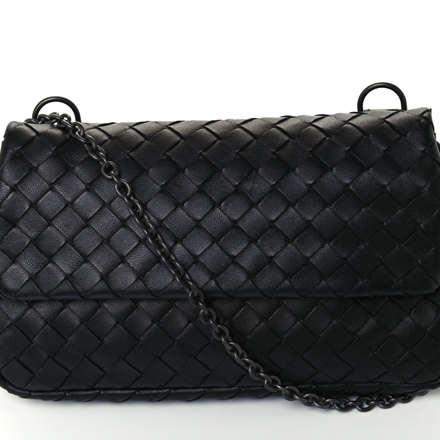 Bottega Veneta Nappa Intrecciato Small Chain Crossbody Black 11 of 13