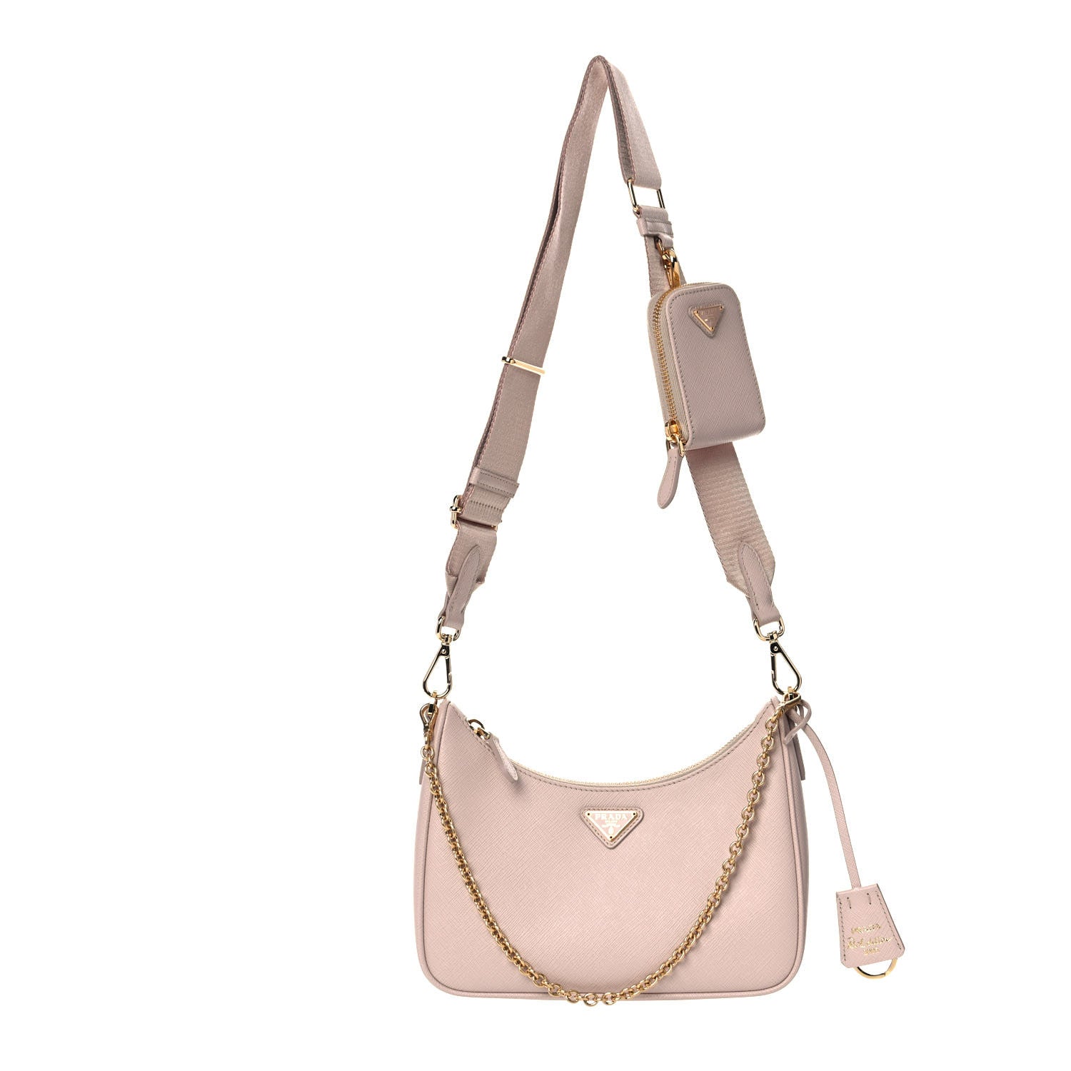 Prada Saffiano Re-Edition 2005 Shoulder Bag Ninfea 1 of 11