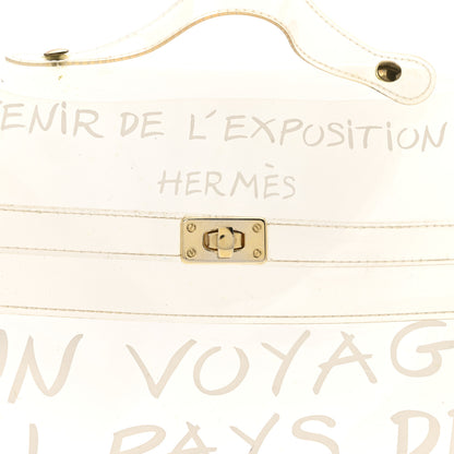 Hermes Vinyl Souvenir De L'Exposition Kelly Transparent 6 of 10