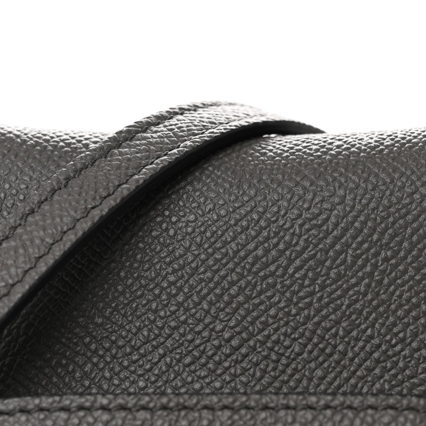 Grained Calfskin Pico Belt Bag Grey
