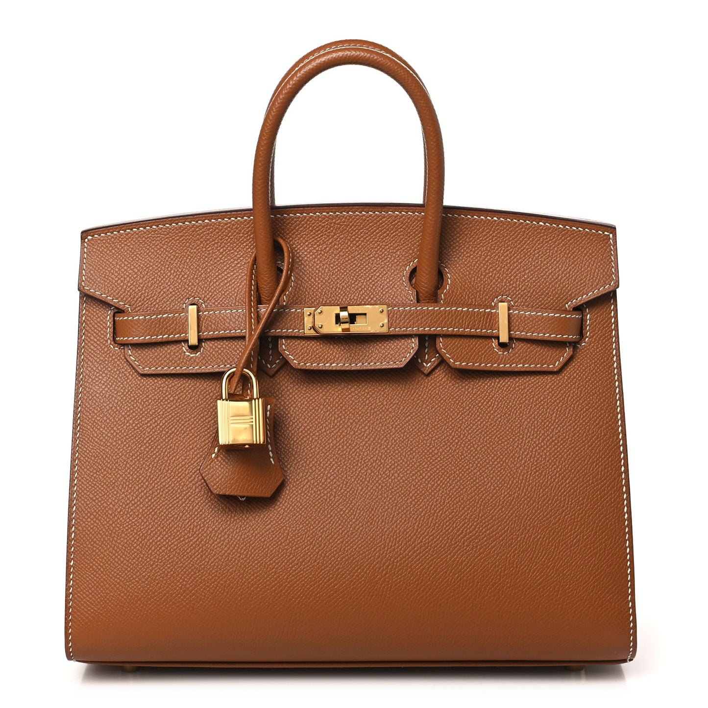 Epsom Birkin Sellier 25 Gold