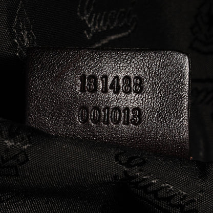 Gucci Crystal Monogram Large Duchessa Boston Dark Brown 7 of 7