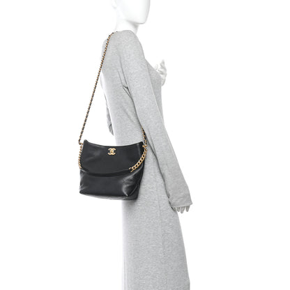 Chanel Caviar Quilted Hobo Black 2 of 10