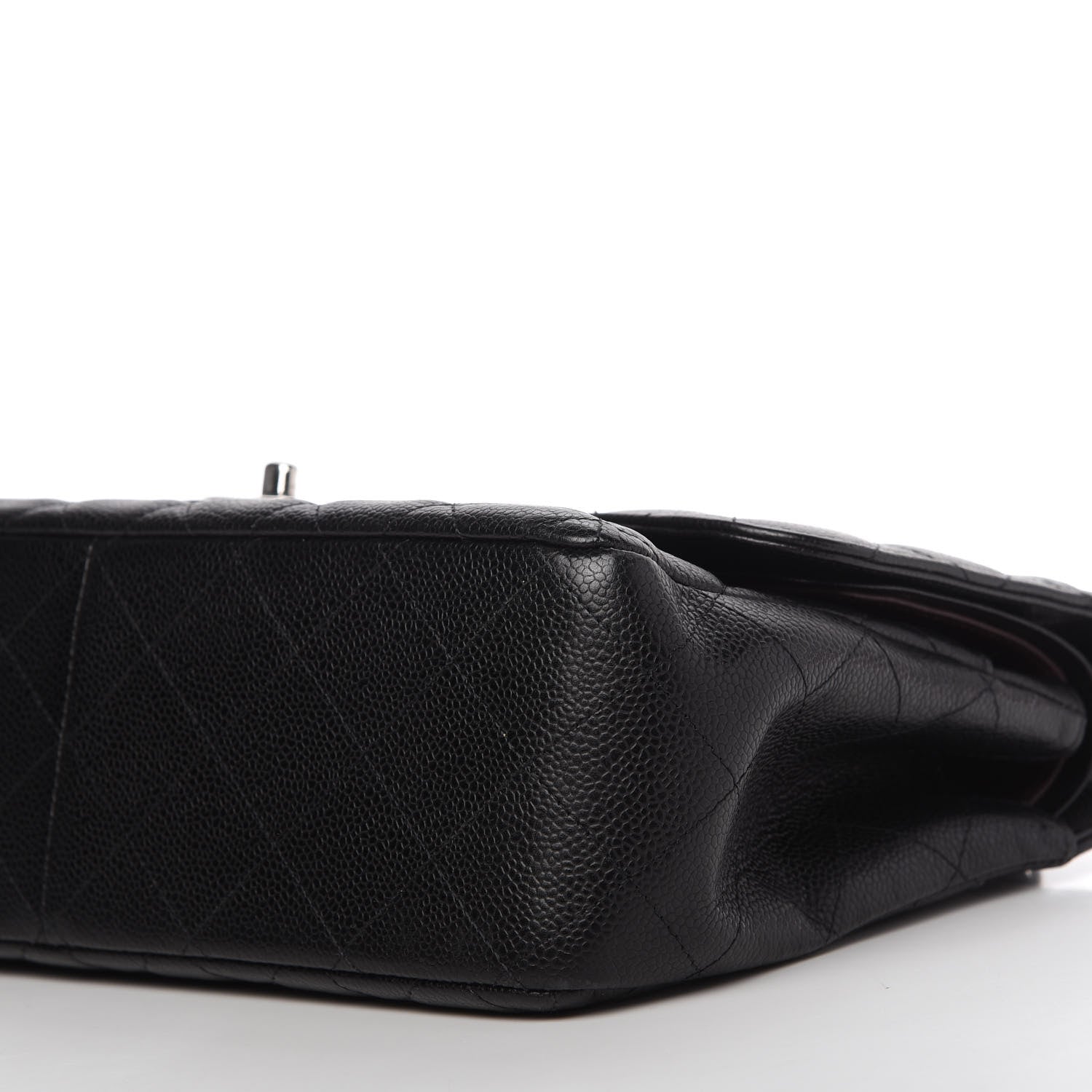 Chanel Caviar Quilted Jumbo Double Flap Black 7 of 10
