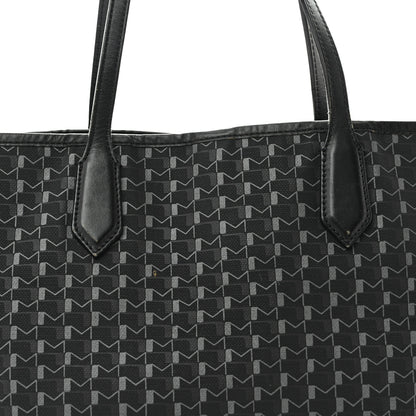 Moynat Calfskin Canvas 1920 M Monogram MM Tote  Black 7 of 15