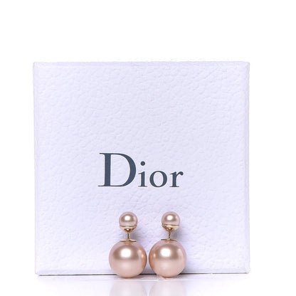 Christian Dior Pearl Mise En Dior Tribal Earrings Pink 5 of 5