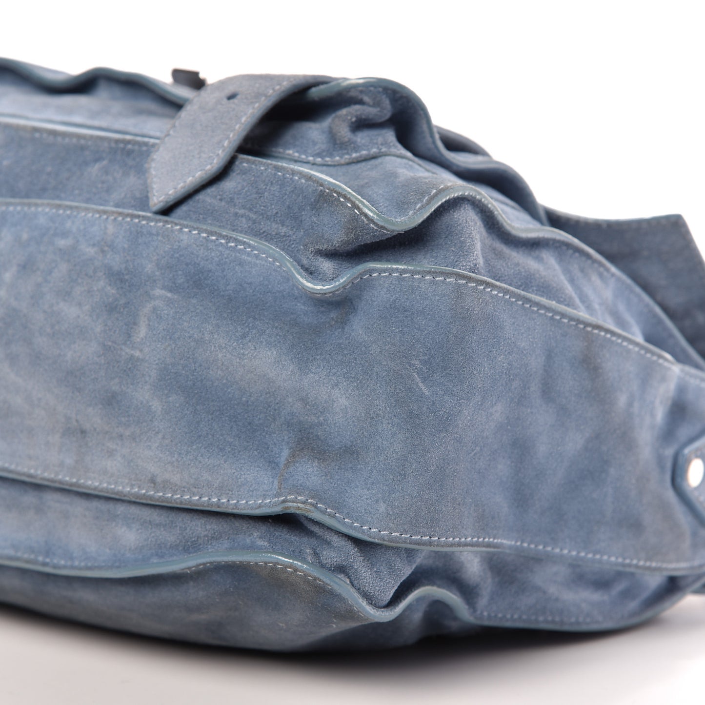 Suede Medium PS1 Satchel Polar Blue