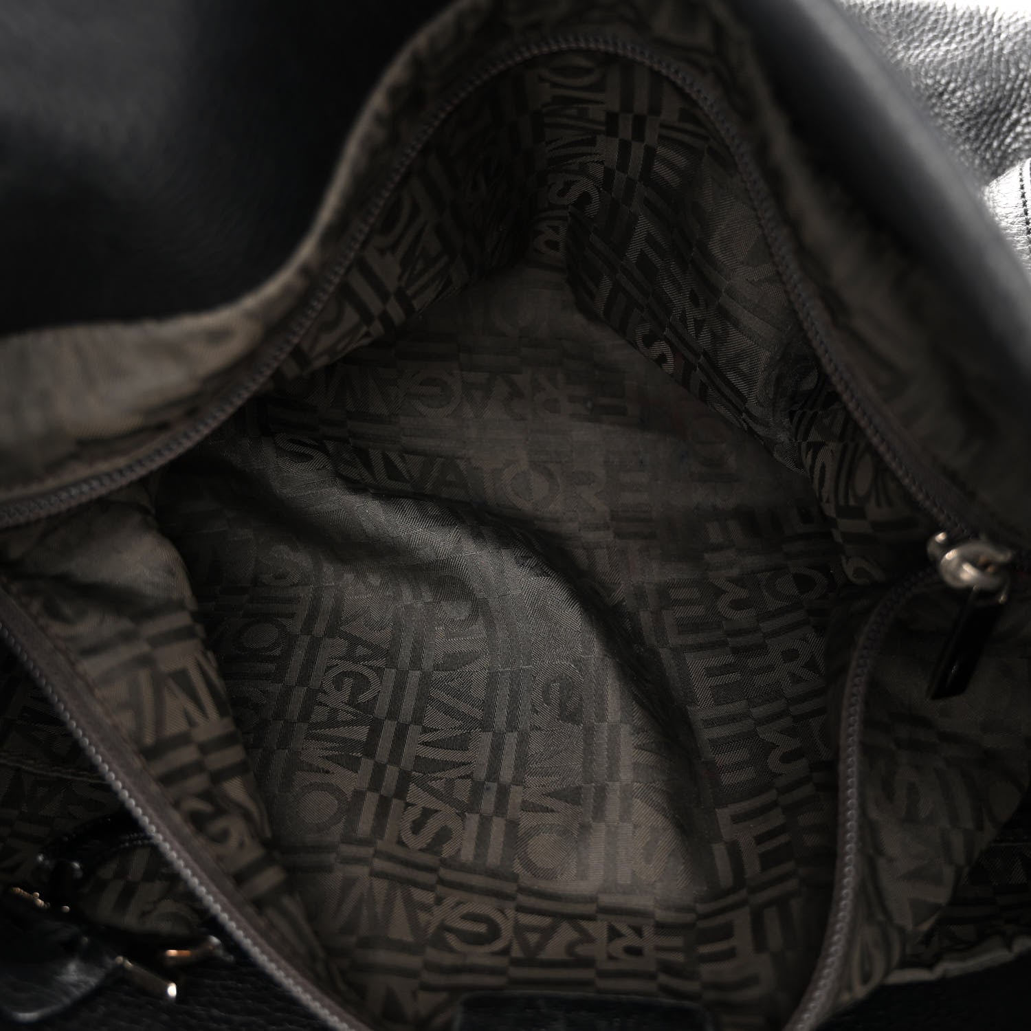 Salvatore Ferragamo Calfskin Hobo Black 6 of 14