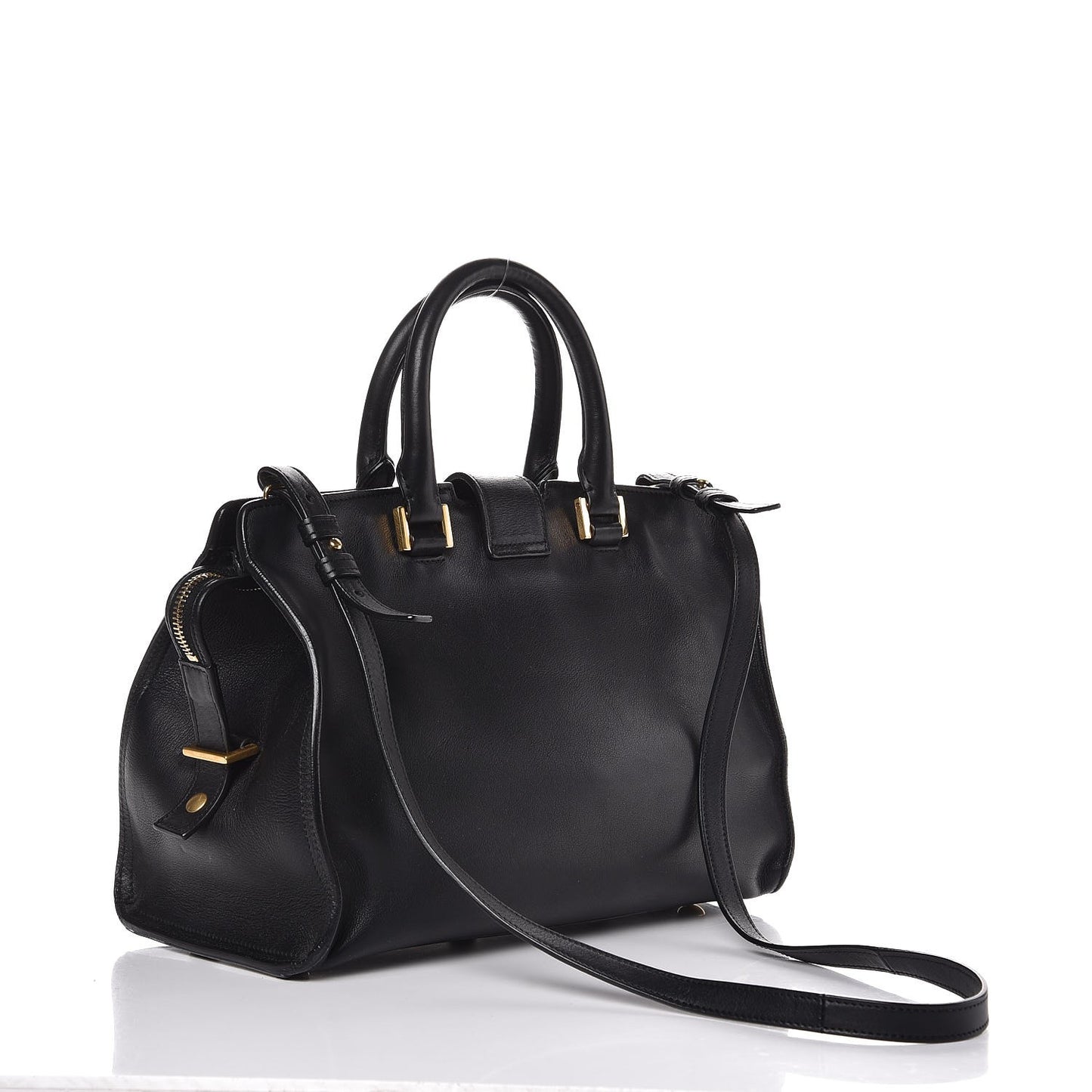 Calfskin Small Classic Y Cabas Black