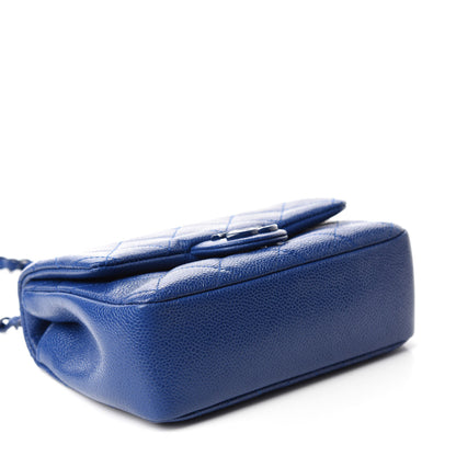Chanel Caviar Quilted Incognito Mini Square Flap Dark Blue 4 of 11