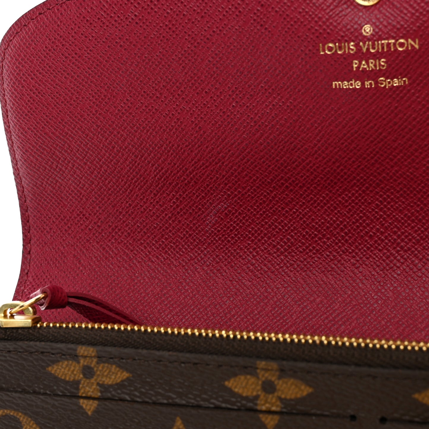 Monogram Emilie Wallet Fuchsia