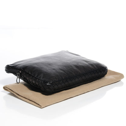 Bottega Veneta Calf Intrecciato Clutch Nero Black 4 of 9