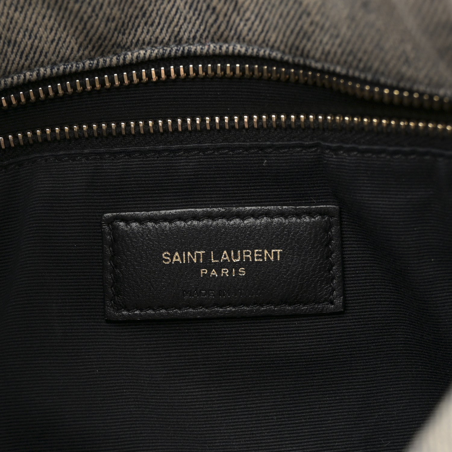 Saint Laurent Denim Quilted Small Loulou Puffer Monogram Chain Satchel Azur 6 of 12