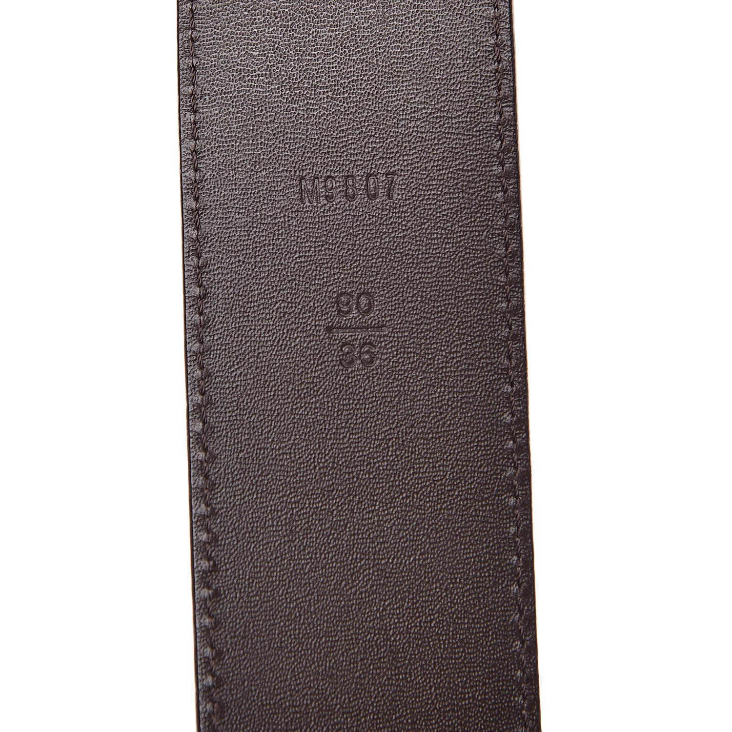 Louis Vuitton Damier Ebene 40mm LV Initiales Belt 90 36 5 of 7