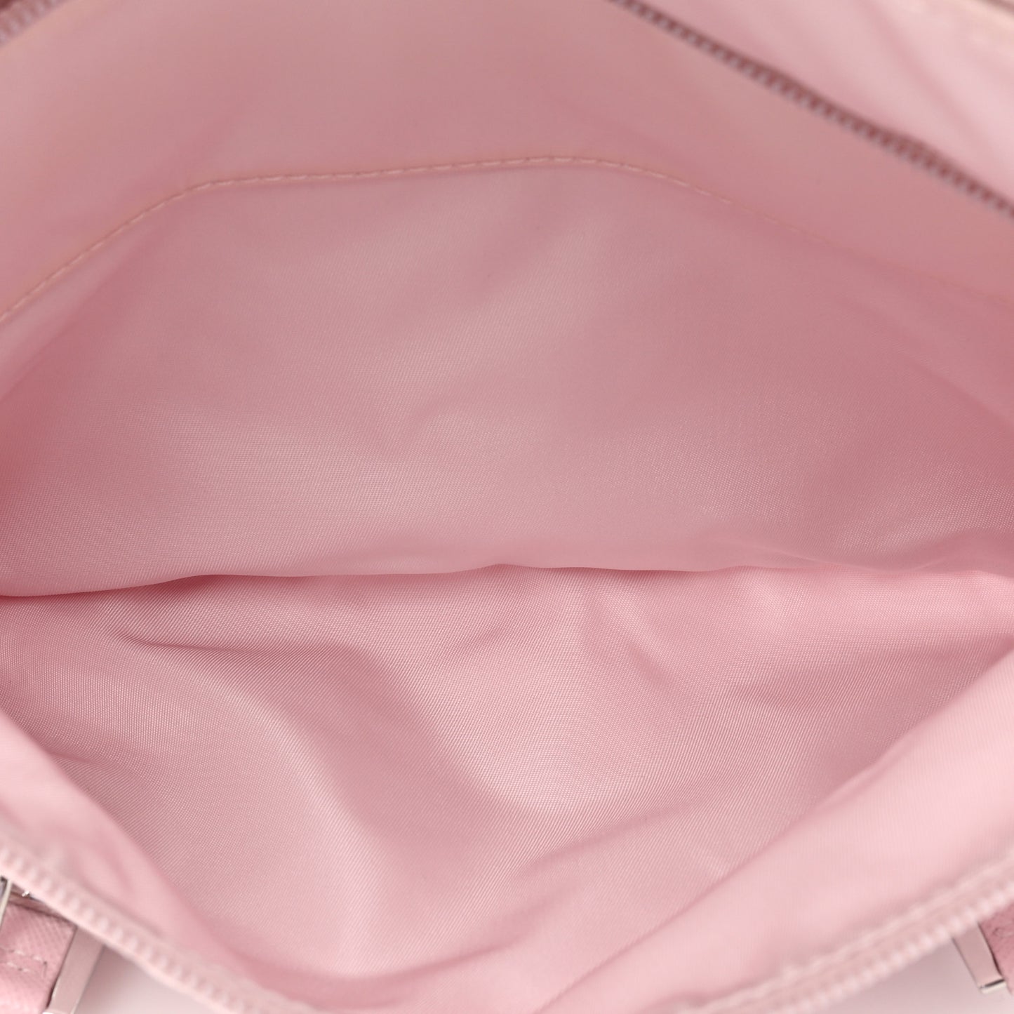 Re-Nylon Vela Saffiano Pocket Double Buckle Messenger Shoulder Bag Alabastro